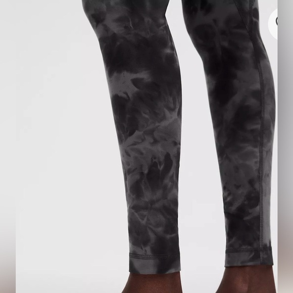 Lululemon Athletica Diamond Dye Pitch Grey Graphite Grey Leggings - Picture 4 of 10